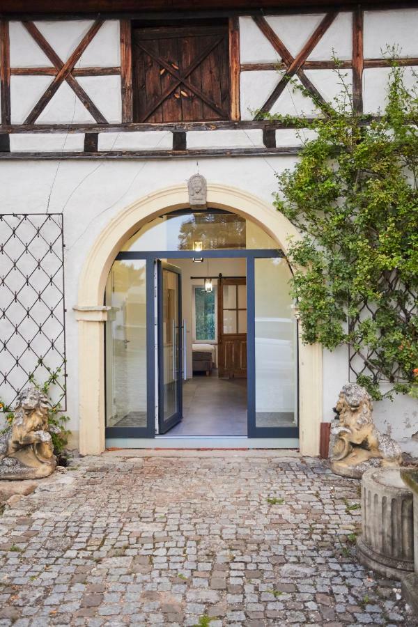 Obere Muehle - Scheunenwohnung Mitten Im Gruenen Baunach Exterior foto