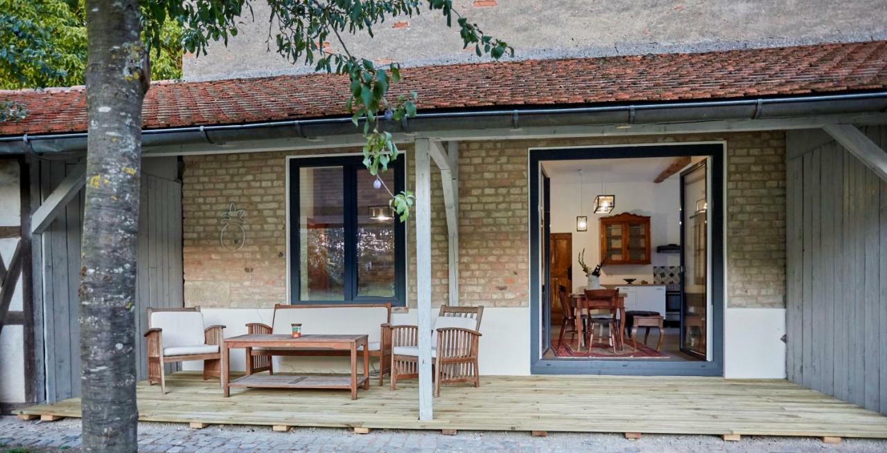 Obere Muehle - Scheunenwohnung Mitten Im Gruenen Baunach Exterior foto